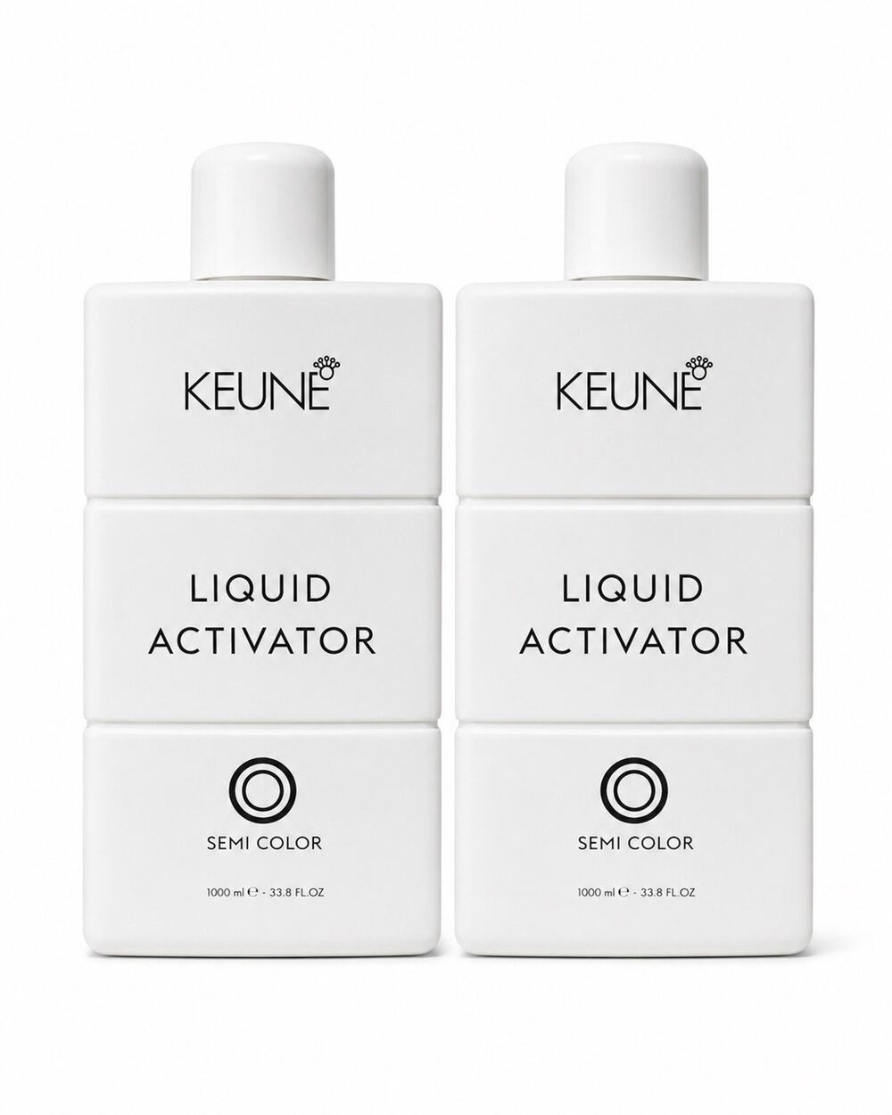 2x Keune Semi Color Liquid Activator 33.8 fl oz 1000ml Hair Color Developer